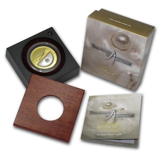 Skarby Australii: Perła 1 uncja Złota 2011 Proof