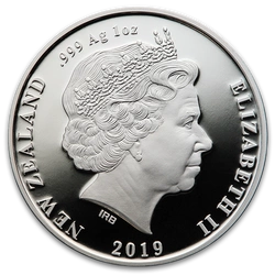 Takahe Północny 1 uncja Srebra 2019 Proof