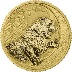 Germania Mint: Megafauna - Lew Jaskiniowy 1/10  uncji Złota 2026