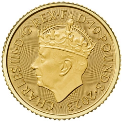 The Coronation of His Majesty King Charles III 1/10 uncji Złota 2023