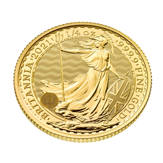 Britannia 1/4 uncji Złota 2021