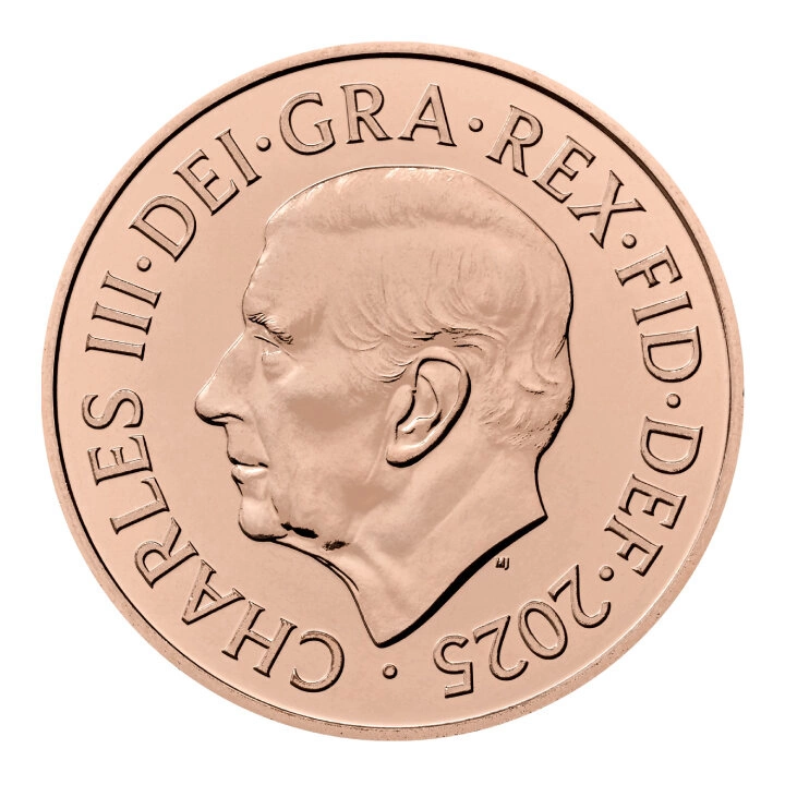 Zestaw 8 monet Miedzionikiel Wielka Brytania Definitive 2025