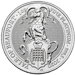 Bestie Królowej: Yale Beaufortów 1 uncja Platyny 2020