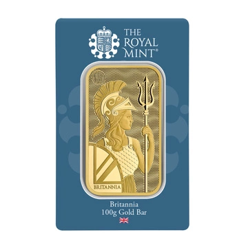 Sztabka The Royal Mint - Britannia 100 gramów Złota