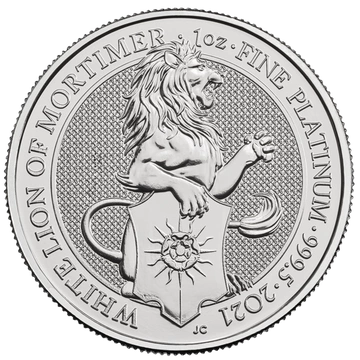 Bestie Królowej: Biały Lew Mortimerów 1 uncja Platyny 2021
