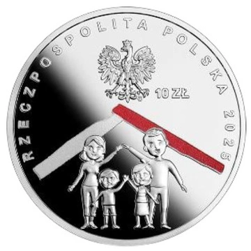 W Polskę wierzę – Pieśń „Rota” kolorowana 10 zł Srebro 2025 Proof