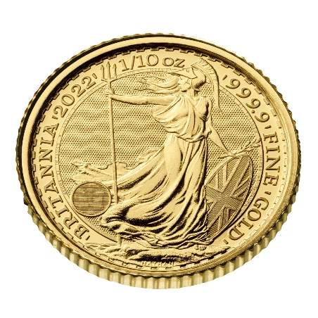 Britannia 1/10 uncji Złota 2022