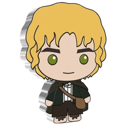 Niue: The Lord of the Rings - Samwise Chibi Coin kolorowany 1 uncja Srebra 2021 Proof