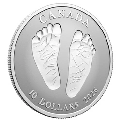 Canada: Welcome to the World $10 Srebro 2026 Reverse Proof