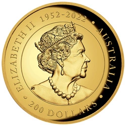 Australijski Kangur 2 uncje Złota 2023 Proof High Relief