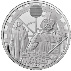 Star Wars: Darth Vader & Emperor Palpatine 2 uncje Srebra 2023 Proof