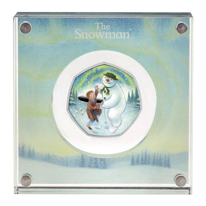 The Snowman kolorowany Srebro 2023 Proof
