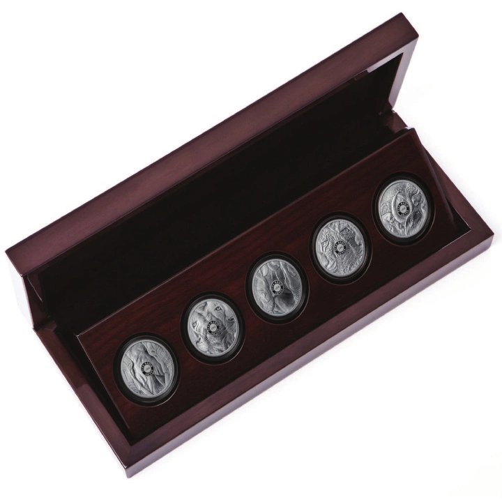 Zestaw Big Five II: 5 x 1 uncja Srebra 2021-2023 Proof