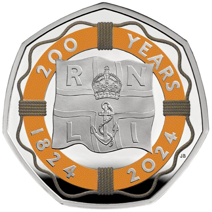 Zestaw 5 srebrnych monet Wielka Brytania 2024 Proof Piedfort Commemorative Coin