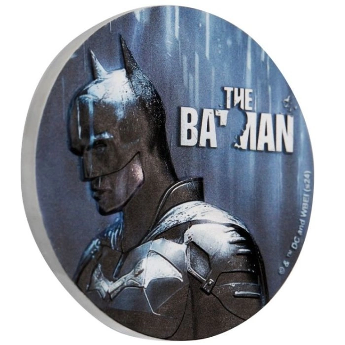 Niue: DC Comics - Batman kolorowany 200 g Srebra 2025 High Relief Antiqued Coin