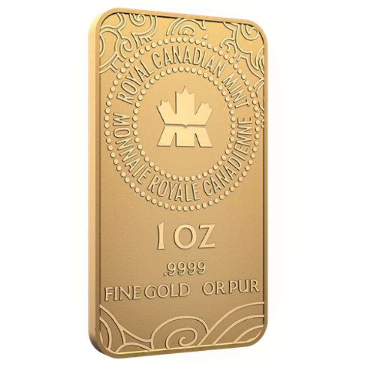 Sztabka The Royal Canadian Mint - Lunar Year of the Snake 1 uncja Złota 2025