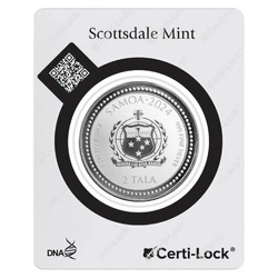 Samoa: Year of the Dragon 1 uncja Srebra 2024 Prooflike (moneta w karcie)