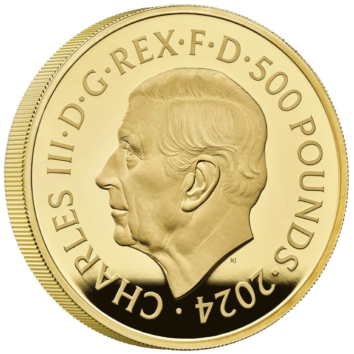 Royal Mint Lunar: Rok Smoka 5 uncji Złota 2024 Proof