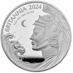Britannia 5 uncji Srebra 2024 Proof