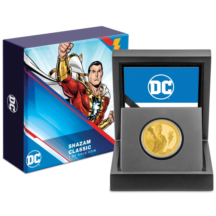 Niue: DC Comics - Shazam 1 uncja Złota 2023 Proof