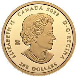 Canada: Purely Brilliant Collection - De Beers Ideal Heart $200 Złoto 2023 Proof Ultra High Relief 