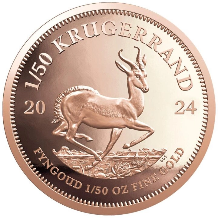 Zestaw 7 złotych monet Krugerrand 2024 Proof