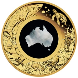 Great Southern Land 2 uncje Złota 2024 Proof (Moneta z masą perłową)
