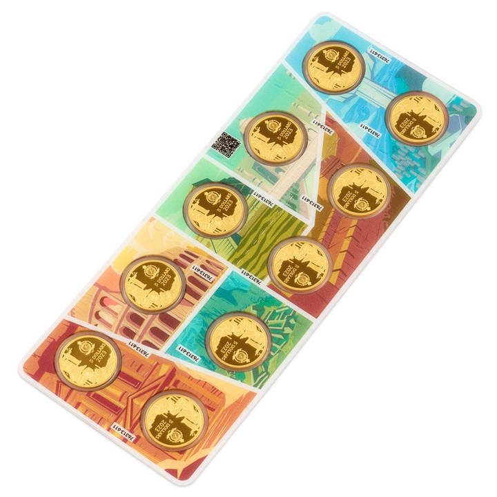 Niue: New Seven Wonders of the World - Colosseum 10 x 1/10 uncji Złota 2025 Proof