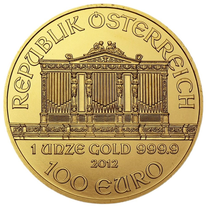 Wiedeński Filharmonik 1 uncja Złota 2012