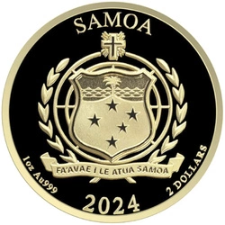 Samoa: Golden Eagle 1 uncja Złota 2024 Prooflike