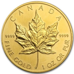 Kanadyjski Liść Klonowy 1 uncja Złota 1993