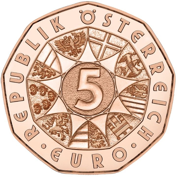 New Year Coin - Lucky Leap 5 Euro Miedź 2024
