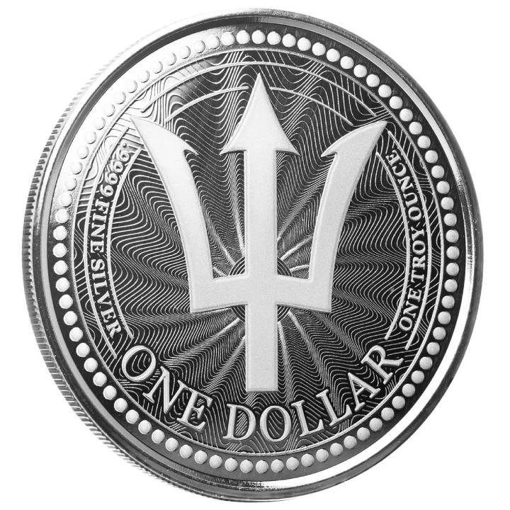 Barbados: Trident 1 uncja Srebra 2023