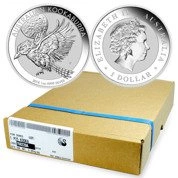 Kookaburra 1 uncja Srebra 2018 PAKIET 100 SZTUK