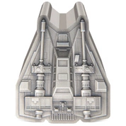 Niue: Star Wars - Snowspeeder 1 uncja Srebra 2023 Antiqued Shaped Coin