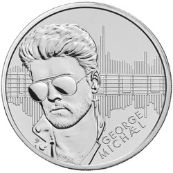 George Michael £5 Miedzionikiel 2024