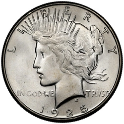 Peace Dollar Srebro Różne Roczniki