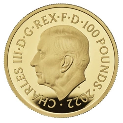 Zestaw 6 monet Premium Britannia Złoto 2023 Proof