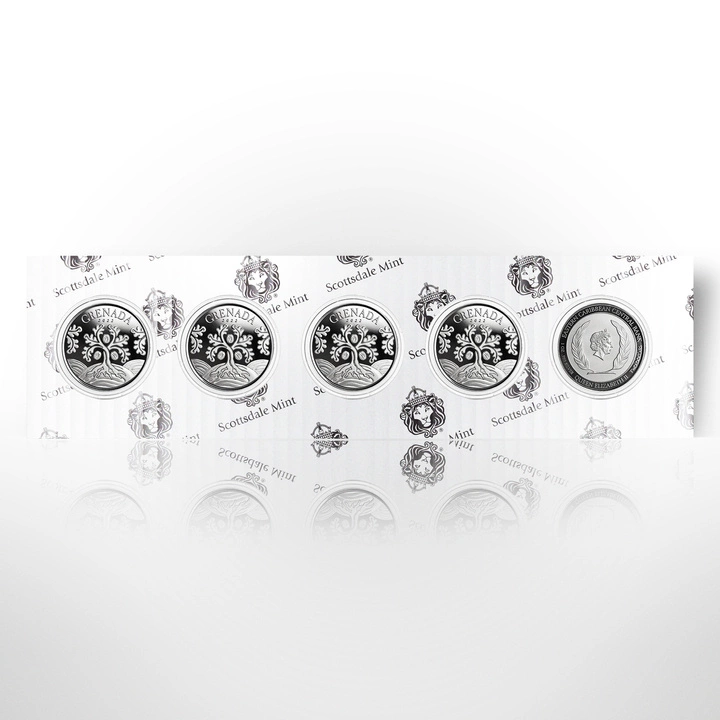 Grenada: Nutmeg Tree 1 uncja Srebra 2022