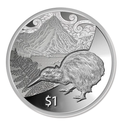Kiwi 1 uncja Srebra 2014 Proof