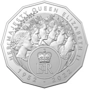 Elizabeth Regina - HM Queen Elizabeth II Commemoration 50c Miedzionikiel 2023