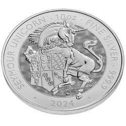 The Royal Tudor Beasts: The Seymour Unicorn 10 uncji Srebra 2024 