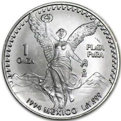 Mexican Libertad 1 uncja Srebra 1994
