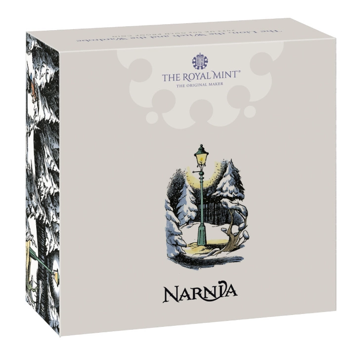 Lew, Czarownica i Stara Szafa 50p Złoto 2023 Proof