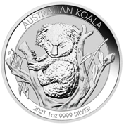 Koala 1 uncja Srebra 2021