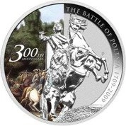 Bitwa pod Połtawą 1 uncja Srebra 2009
