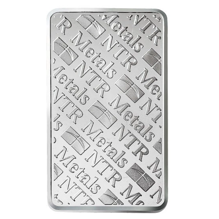 10 uncji Sztabka Srebra NTR Metals