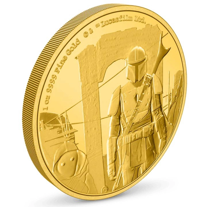 Niue: Star Wars The Mandalorian – The Mandalorian 1 uncja Złota 2021 Proof