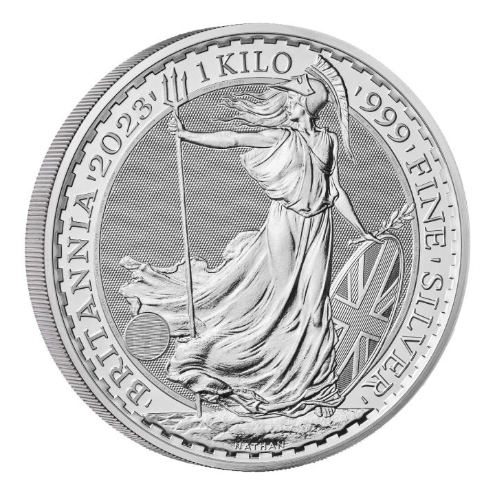 Britannia - Queen Elizabeth II 1000 gramów Srebra 2023