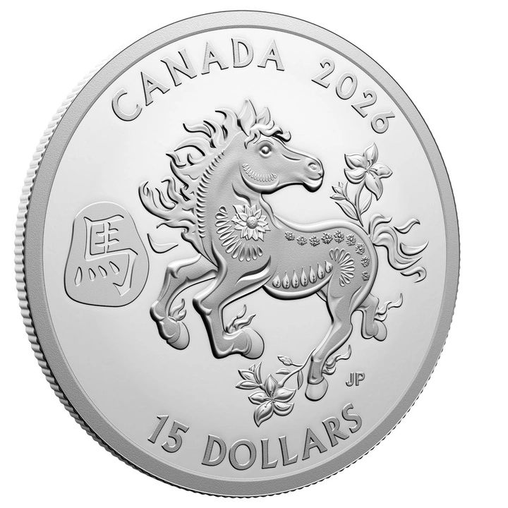 Canada: Lunar Year of the Horse 1 uncja Srebra 2026 Proof
